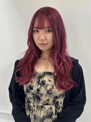 ロング カラー ブリーチ/ツヤカラー /SARA 金山のヘアスタイル