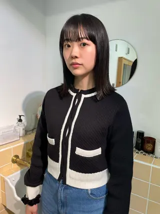 ミディアム sakura🌸 レイヤー/韓国ヘアのヘアスタイル