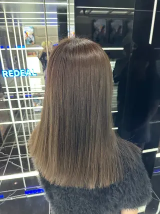 ロング りょうへい/ 全頭ブリーチ/渋谷のヘアスタイル