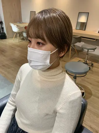 ショート 美髪・シールエクステ ホソタニリョウコのヘアスタイル