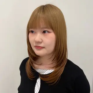 ミディアム ♡モデル募集中♡ Hananのヘアスタイル
