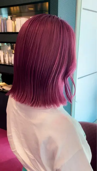 ミディアム カラー 松山 大輝のヘアスタイル