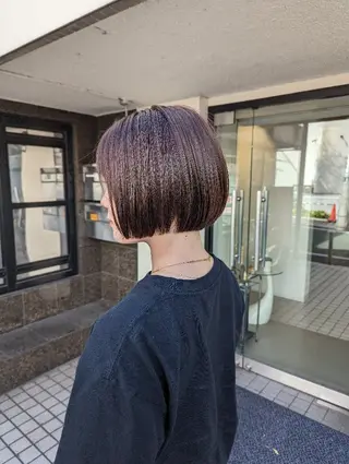 ミディアム ⭕鏡のような劇艶/ 賀川サトシ⭕️のヘアスタイル