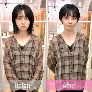 ショート カラー NoWL所属・大人可愛いショート＊ NoWL栗原隆成のヘアスタイル