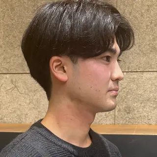 メンズ ブリーチカラー特化 🥣/渡邉日向のヘアスタイル