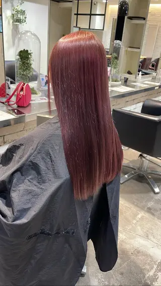 ロング カラー シマノ フミヤのヘアスタイル