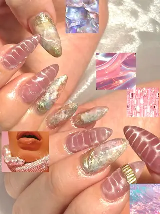 ネイル THE BALM Rosagasのネイルデザイン