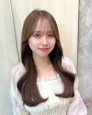 ロング 🧡くびれヘア/前髪 顔周り🧡久原結衣のヘアスタイル