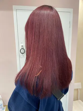 ロング マホ/日吉/髪質改善 /レイヤー/ガーリーのヘアスタイル