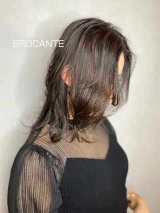 セミロング カラー L’atelier BROCANTE （ラトリエ　ブロカント）所属・BROCANTE立川 karasawa.nのヘアスタイル