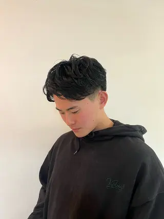 ショート カラー パーマ メンズ ️️髪質改善✨ミニモ 学割/Hina💖のヘアスタイル