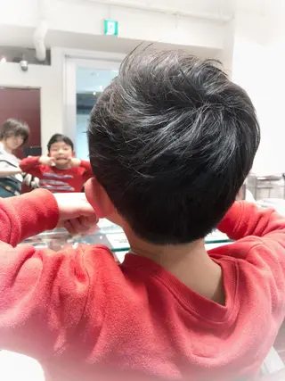 ショート メンズ キッズ 星 沙織のヘアスタイル