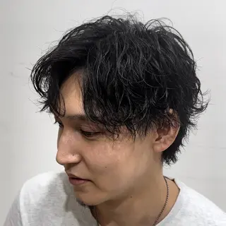 ショート レイヤーカット/ 堺 健人のヘアスタイル