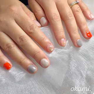 ネイル おかみねいる所属・津久井 美紅のネイルデザイン