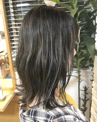 ミディアム カラー ヘアアレンジ 遠藤 拓馬のヘアスタイル