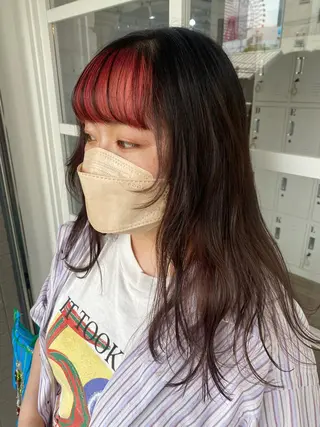 ロング カラー 韓国×髪質改善カラー 💎hinaのヘアスタイル