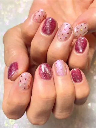 ネイル ちゅるんネイル🎀 Yuriのネイルデザイン