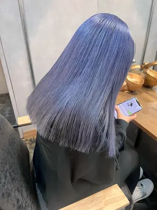 ロング ブリーチ/ハイトーン レイヤー/Maanaのヘアスタイル