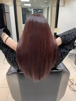 カラー Lafonte fama所属・女性カットモデル 募集 石田沙優美のヘアスタイル