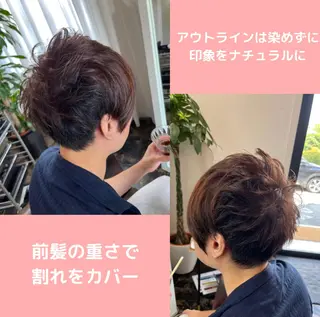 カラー メンズ 薄毛専門 メンズカットREEのヘアスタイル