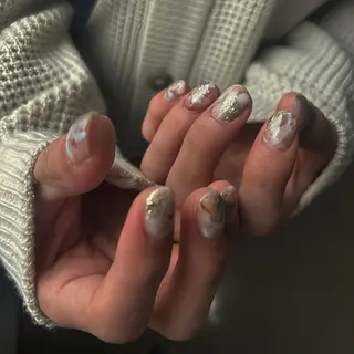 メンズ ネイル akari✨ 韓国風、メンズネイルのネイルデザイン