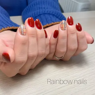 ネイル Rainbow nailsくろちゃんのネイルデザイン