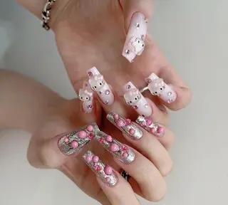 ネイル By moonネイル 🌷ワンホン/韓国風のネイルデザイン