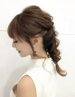 ヘアアレンジ nex the salon vlow所属・趙 英来のヘアスタイル