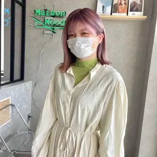 ミディアム mood tatemachiのヘアスタイル