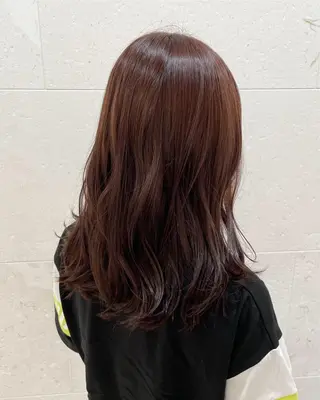 ロング カラー 斉藤 貴也のヘアスタイル