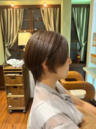ショート HairMake NEW YORK所属・カットモデル募集/ 加藤美月のヘアスタイル