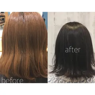 ミディアム カラー 顔周りカット/アレン ジ/カラー小野寺紗良のヘアスタイル