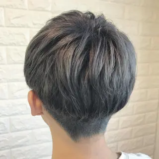 ショート カラー メンズ knock【ノック】所属・烏丸韓国ヘア🇰🇷 ayaka🎀のヘアスタイル