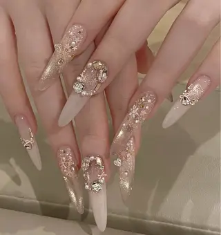 ネイル 長さだし専門 ありさのネイルデザイン