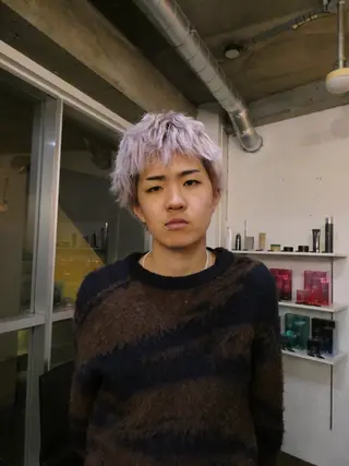 ショート カラー パーマ/カラー ブリーチ/廣田歩のヘアスタイル