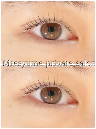 マツエク・マツパ Mresyume MAYUのマツエク・マツパデザイン