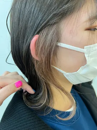 カラー bon hair  &make DEW山田店所属・いまい しずかのヘアスタイル