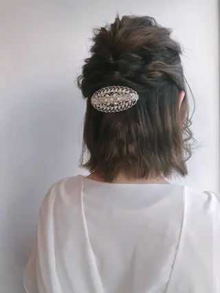 ミディアム ＨＩ ROのヘアスタイル