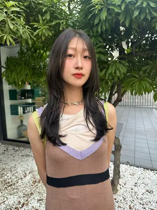 ロング カラー M所属・ハイトーン/透け感 カラー🎀真香のヘアスタイル