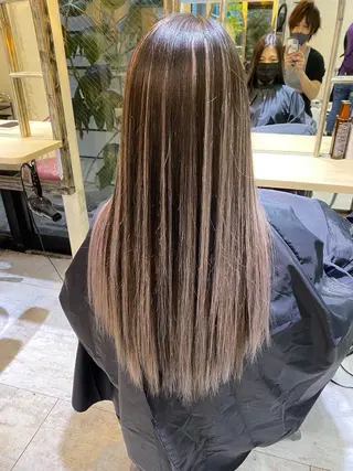 ロング カラー 6Dエクステ 板橋店のヘアスタイル