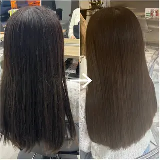 ロング mai🤍縮毛酸性ス トレート/アイリストのヘアスタイル