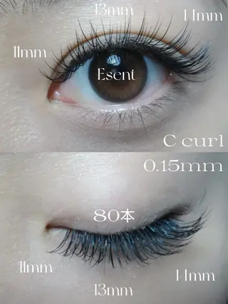 マツエク・マツパ Total Beauty Esent所属・Esent🎀 Hiiのマツエク・マツパデザイン