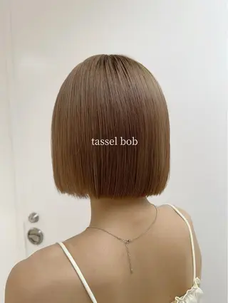 ショート カラー 🍊暖色/ボブ chihiro🌼ོのヘアスタイル