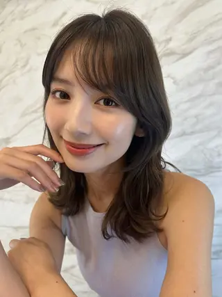 ショート Londrouge所属・韓国ヘア／レイヤー/ 顔周り/Harunaのヘアスタイル