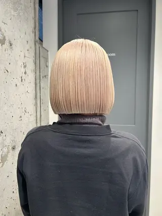 ショート カラー 🦖ミニボブ/ボブ /MOEKA🦕のヘアスタイル