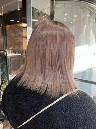 ミディアム カラー 💖デザインカラー/ タダ ハナカ💖のヘアスタイル