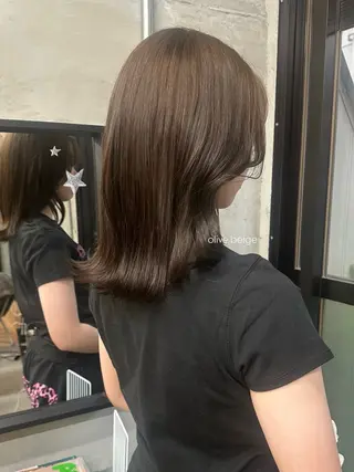 ミディアム カラー 暖色カラー/レイヤー 🌙 オノユリカのヘアスタイル
