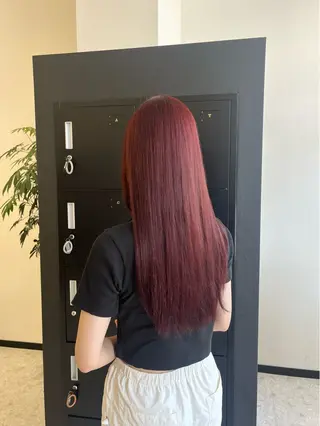 ロング 寒色 ♡ レイヤー ┊︎miyuのヘアスタイル