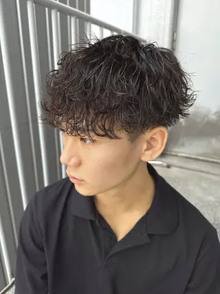 パーマ メンズ LICO HAIR＆RELAXATION 名駅店所属・メンズ特化美容師/ パーマ/波巻き/陸翔のヘアスタイル