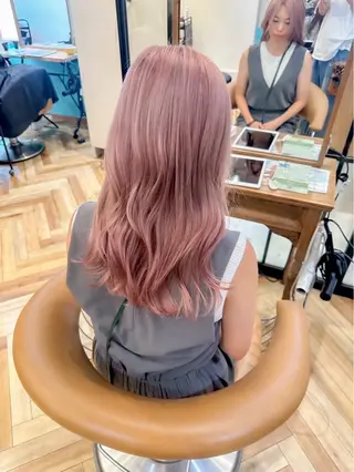 ロング カラー 韓国ヘア/ ミラノのヘアスタイル